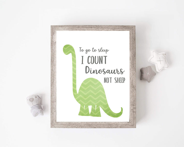 Dinosaur wall art printable - Green Baby Dinosaur wall decor nursery art print baby nursery bedroom decor