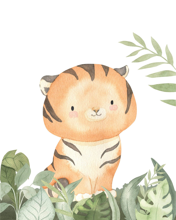 Jungle nursery decor - Baby animal prints - Watercolor jungle animals - Jungle safari animal - Boy nursery prints - Jungle art printable nursery art print baby nursery bedroom decor