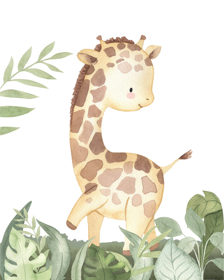 Jungle nursery decor - Baby animal prints - Watercolor jungle animals - Jungle safari animal - Boy nursery prints - Jungle art printable nursery art print baby nursery bedroom decor