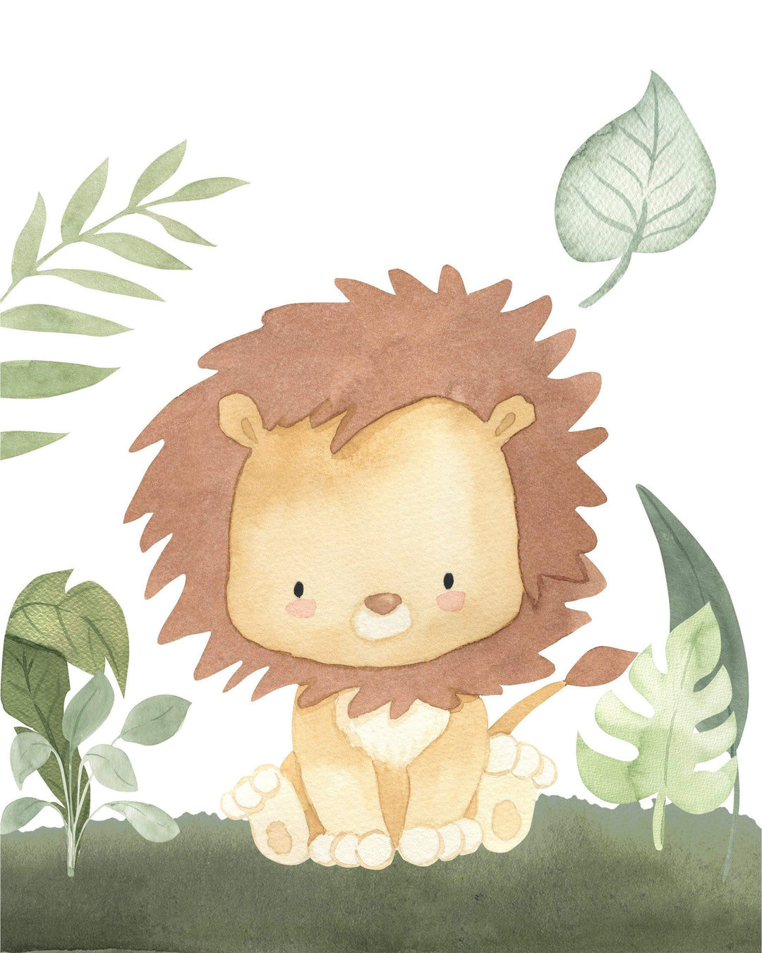 Jungle nursery decor - Baby animal prints - Watercolor jungle animals - Jungle safari animal - Boy nursery prints - Jungle art printable nursery art print baby nursery bedroom decor