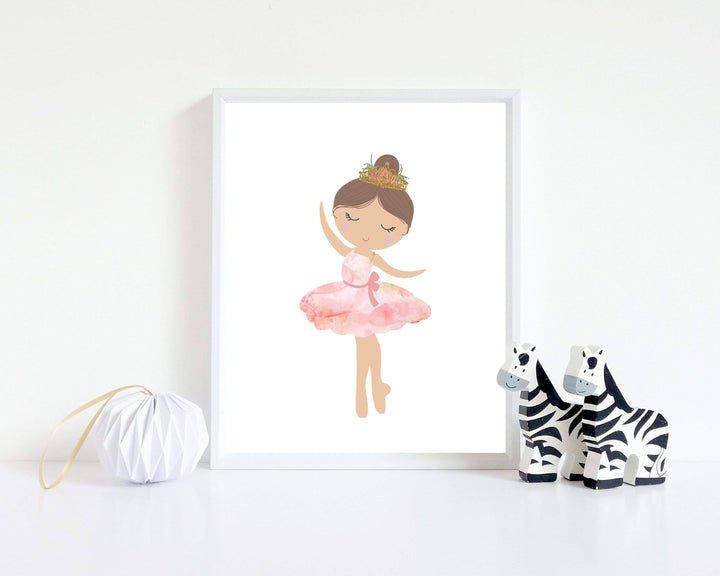 Nursery Ballerina Art Print - Ballerina wall art - Nursery Wall Art - Ballerina Picture - Girls Room Decor - Ballerina Print - Girls Gift nursery art print baby nursery bedroom decor