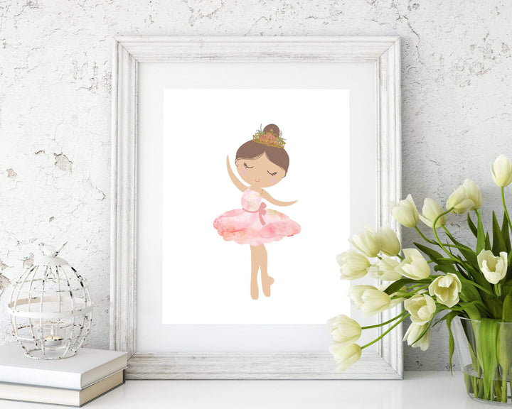 Nursery Ballerina Art Print - Ballerina wall art - Nursery Wall Art - Ballerina Picture - Girls Room Decor - Ballerina Print - Girls Gift nursery art print baby nursery bedroom decor