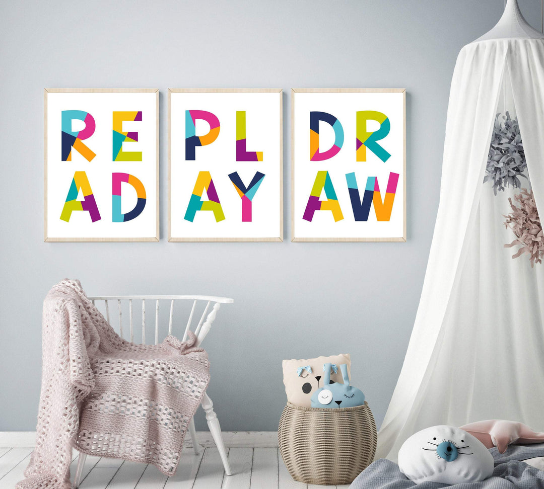 Playroom wall art - Playroom prints - Kids Playroom prints - Playroom art printable - Nursery quote wall art - Playroom art print - H1550 nursery art print baby nursery bedroom decor