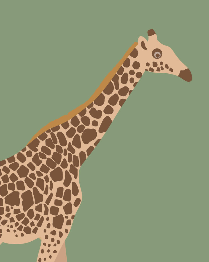 Safari animal prints - Nursery animal prints - Playroom prints - Safari nursery decor - Animal art print - Kids room decor - Set of 4 -H2329 nursery art print baby nursery bedroom decor