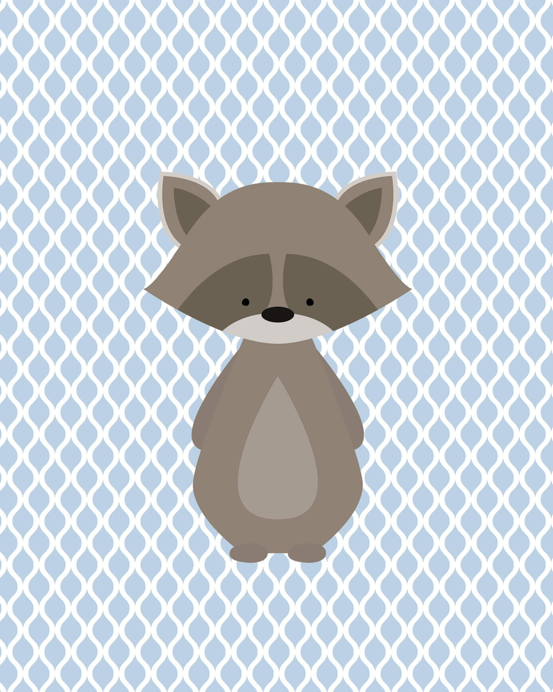 Set of 3 woodland animals - Baby boy nursery wall art - Boys room decor - Woodland animal set - Blue nursery prints - Printable nursery art nursery art print baby nursery bedroom decor