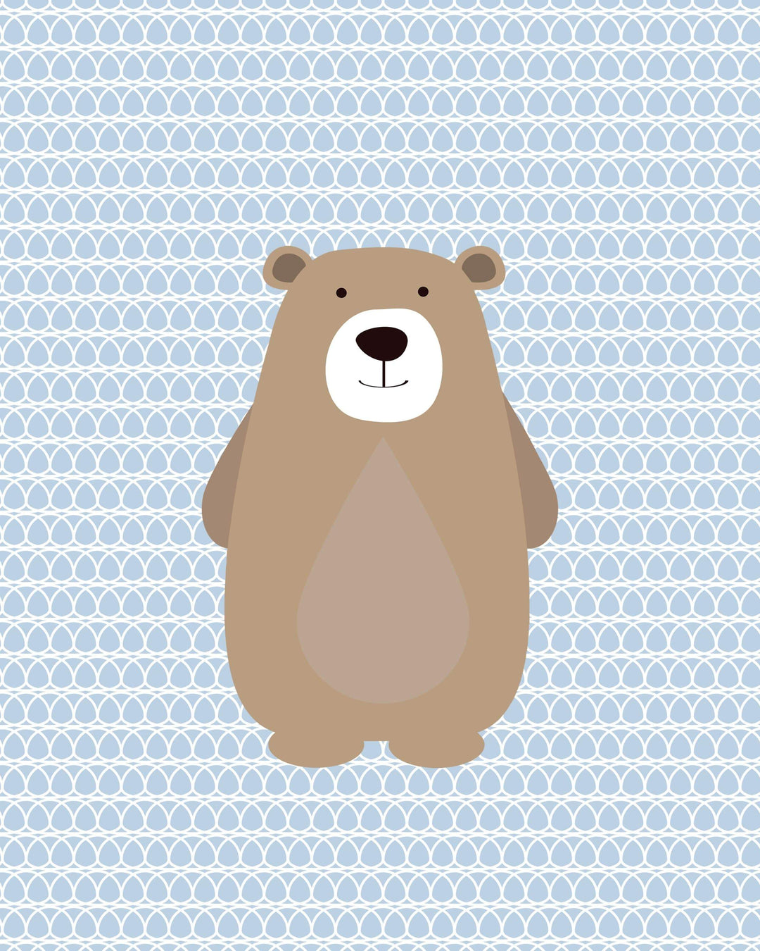 Set of 3 woodland animals - Baby boy nursery wall art - Boys room decor - Woodland animal set - Blue nursery prints - Printable nursery art nursery art print baby nursery bedroom decor