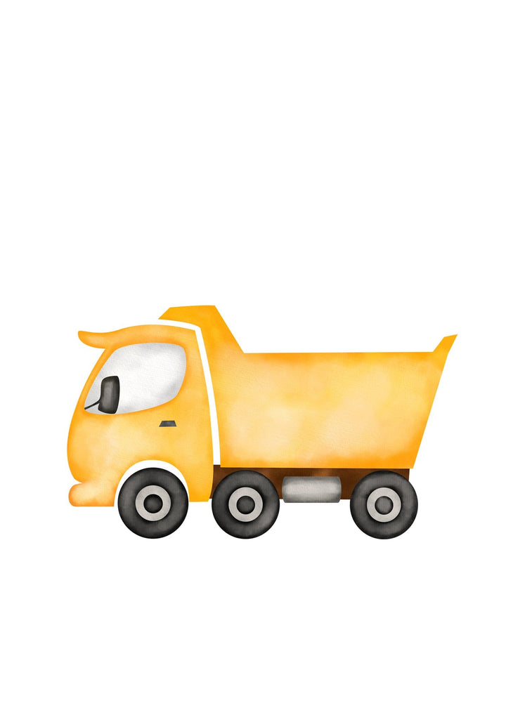 Truck Wall Art print set | Construction Truck Wall Art | Boys Room Decor | Truck Print | Nursery Decor | Dump Truck Wall Art - Printable nursery art print baby nursery bedroom decor