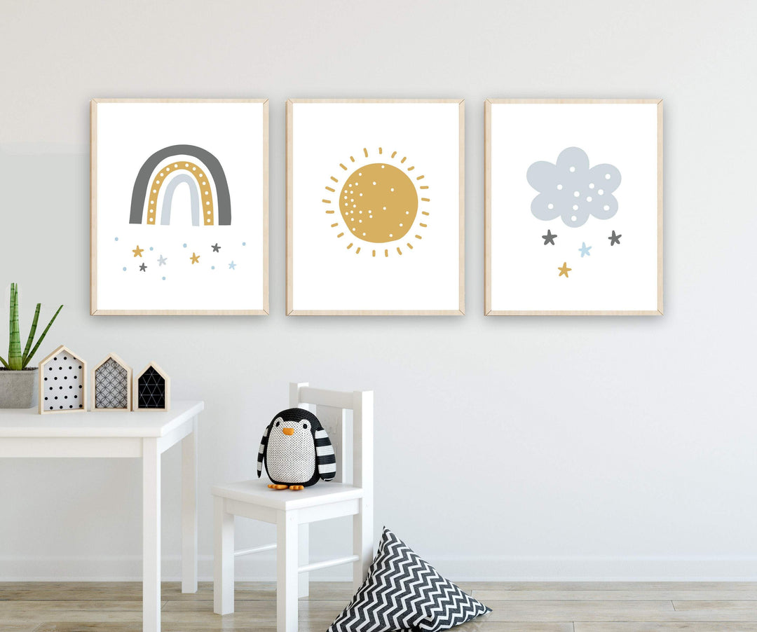 Weather Nursery Art Prints nursery art print baby nursery bedroom decor