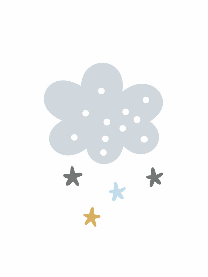 Weather nursery prints - Baby boy nursery decor - Blue nursery prints - Sun Rainbow Cloud nursery prints - Weather wall art - Minimalist nursery art print baby nursery bedroom decor