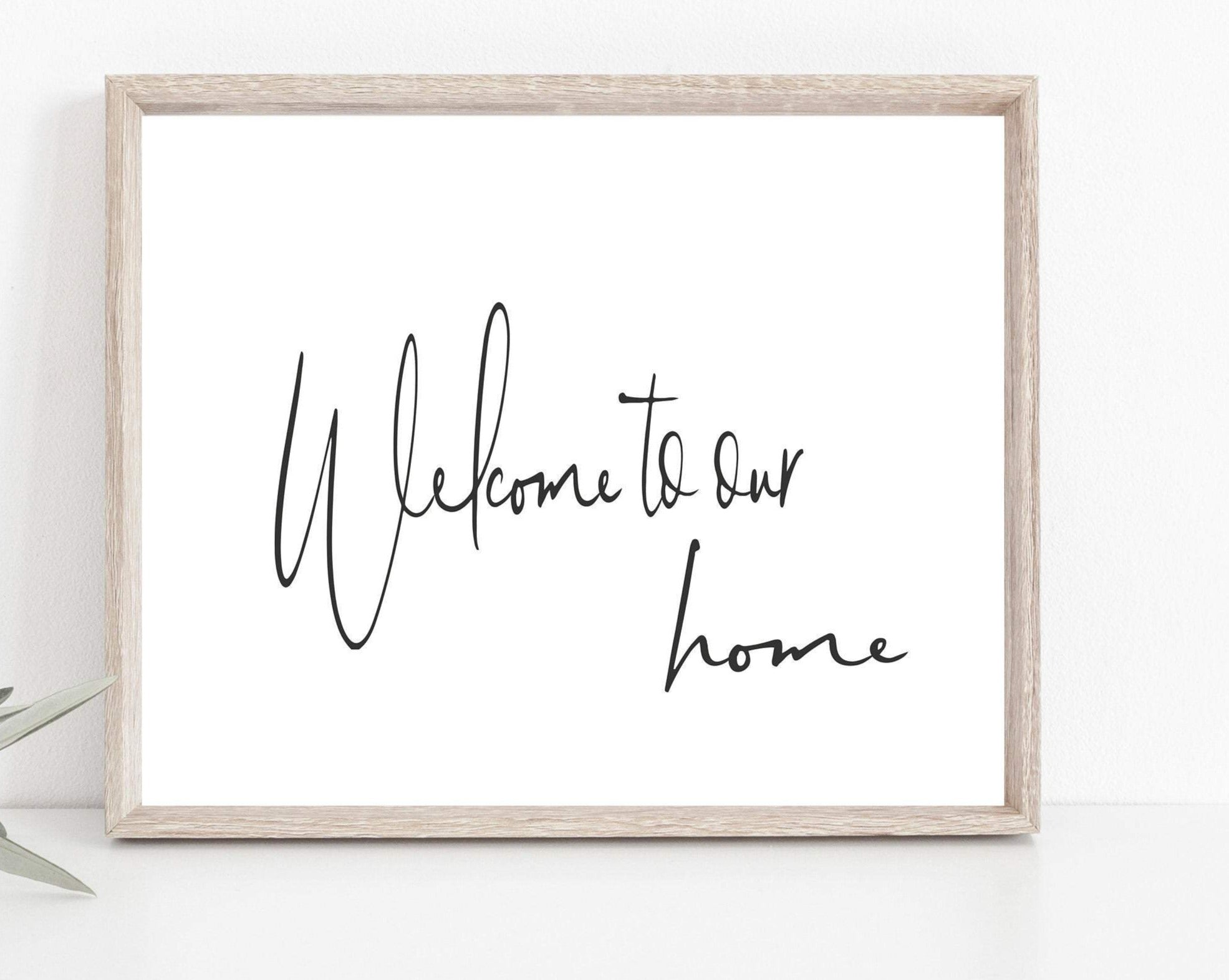 Welcome home wall art, Welcome Decor, Home Wall Art Print, Entrance Sign, Welcome wall art, Home Decor, Welcome to our Home -  H1450 nursery art print baby nursery bedroom decor