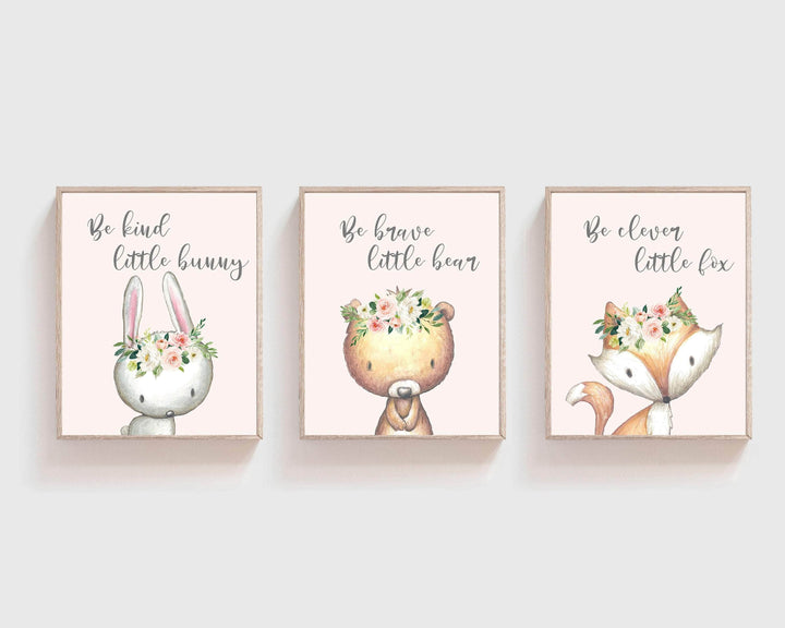 Woodland Nursery art nursery art print baby nursery bedroom decor