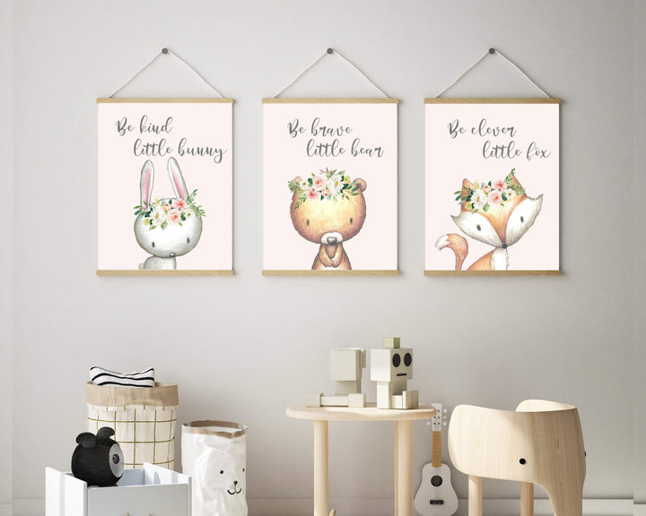 Woodland Nursery art nursery art print baby nursery bedroom decor