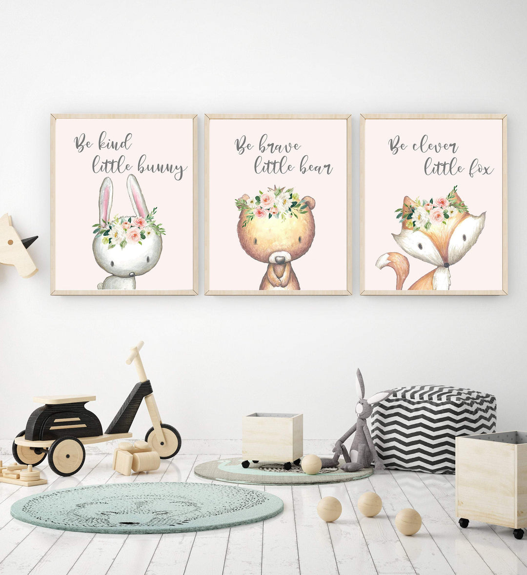 Woodland Nursery art nursery art print baby nursery bedroom decor